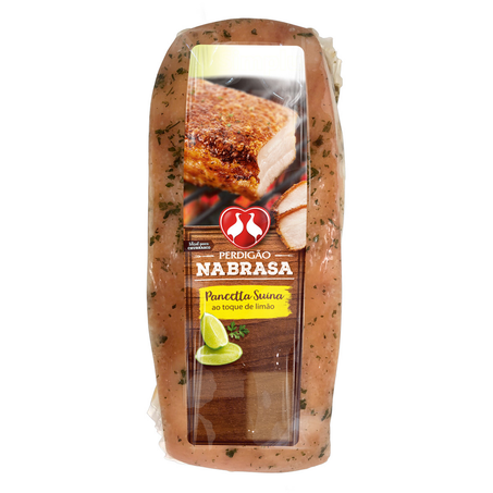 Pancetta suína temperada nabrasa perdigão kg