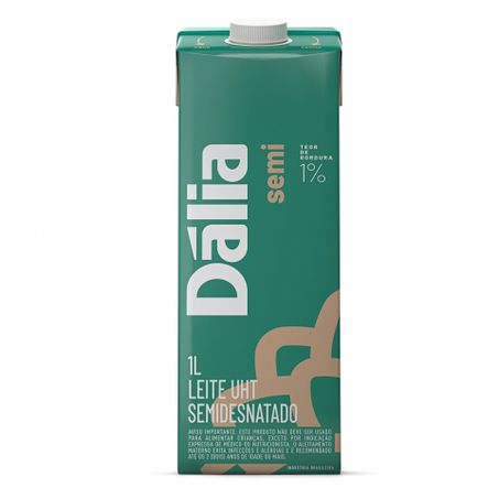 Leite longa vida dalia com tampa semi 1 l