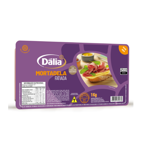 Mortadela dalia s/ cubos de toucinho **