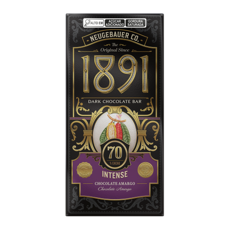 Chocolate neugebauer 1891 intense 70cacau 90gr