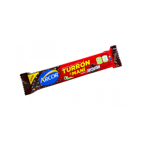 TORRONE ARCOR TURRÓN Y MANI CHOCOLATE 25G