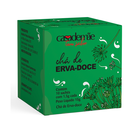 Chá casa de mãe erva-doce c/10 15g