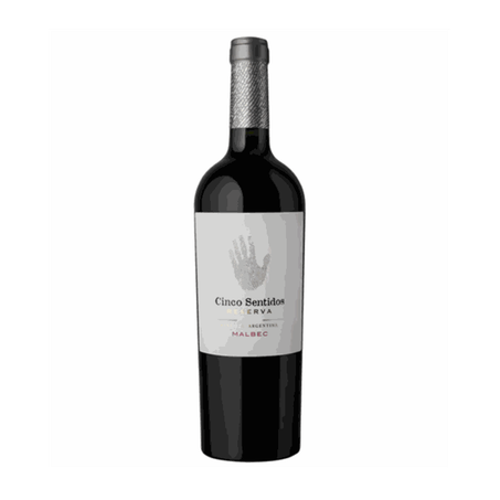 Vinho Argentino Cinco Sentidos Reserva Malbec 750Ml Tinto