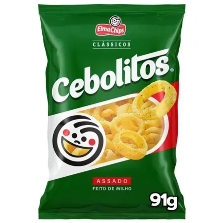 Salgadinho Elma Chips 91g Cebolitos Classico