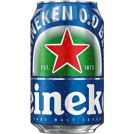 Cerveja Heineken 350ml Lata Zero Alcool