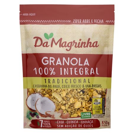 GRANOLA TRADICIONAL DA MAGRINHA 7 GRÃOS 850G