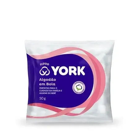 Algodão em Rolo York Caixa 25gr