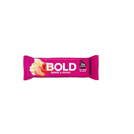 Barra proteina 20g bold 60g berries e crispies
