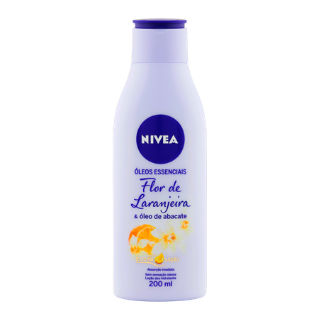 Loção hidratante nivea flor laranjeira 200ml