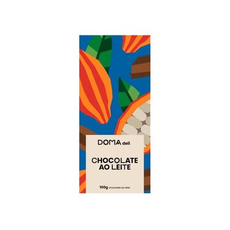 Chocolate barra doma deli ao leite 100g