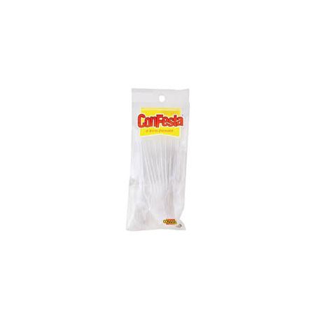 GARFO PLÁSTICO CONFESTA REFEIÇÃO BRANCO C/10