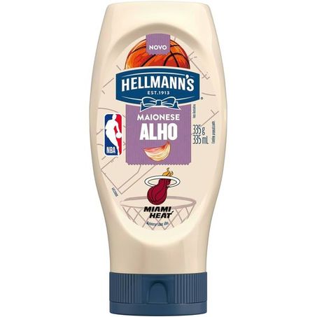 Maionese hellmanns alho bisn. 335g