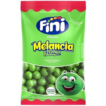 Fini chiclete melancia azedinha pacote 80g