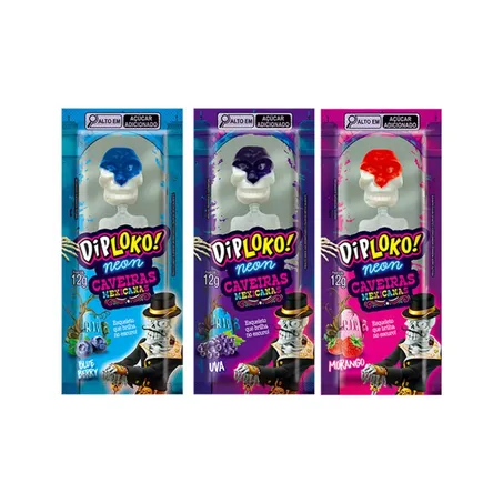 PIRULITO DANILLA DIP LOKO CAVEIRA MEXICANA 12G