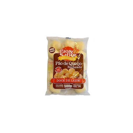 PÃO DE QUEIJO PÃO E SABOR DOCE DE LEITE 500GR