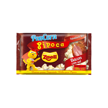 PIPOCA P/MICRO BACON ZAELI 100G