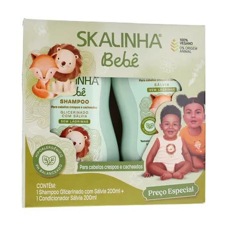 Kit shampoo + cond skalinha salvia 200ml 360-35