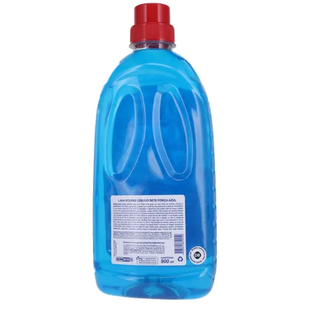 Lava roupas sete com alcool azul 900ml 360-19