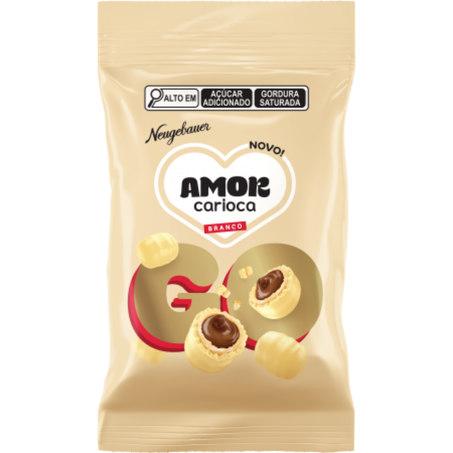 Chocolate neugebauer amor carioca go 40g branco