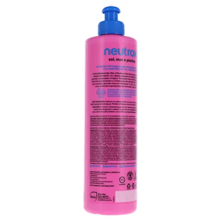 Creme para Pentear Vegano Frutas Refrescantes Neutrox Sol, Mar e Piscina Frasco 300ml 360-15