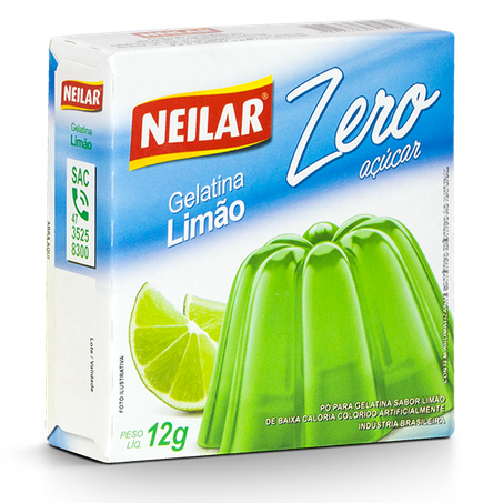 Po Gelatina Neilar Zero Limao 12g