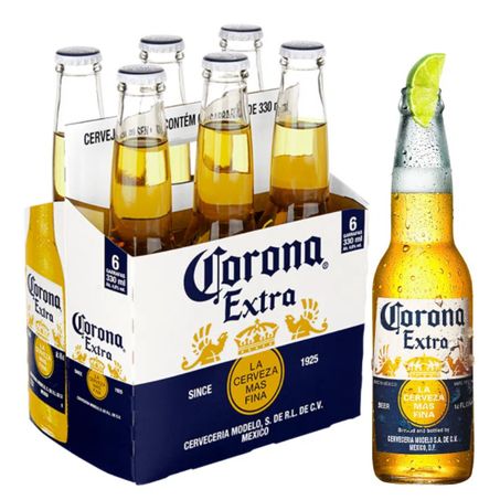Cerveja long neck 330ml corona extra pcc/06un