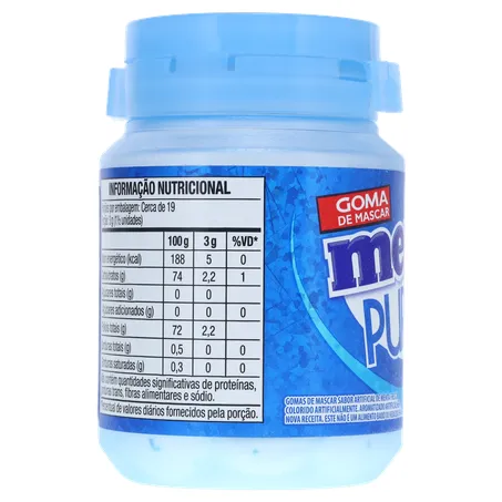 Goma de Mascar Mentos Pure Fresh Fresh Mint Sachê 6G 360-27