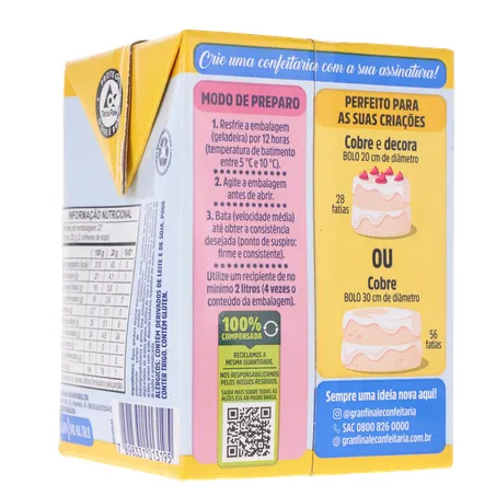Chantilly creme fleischmann gran finale 500ml 360-15
