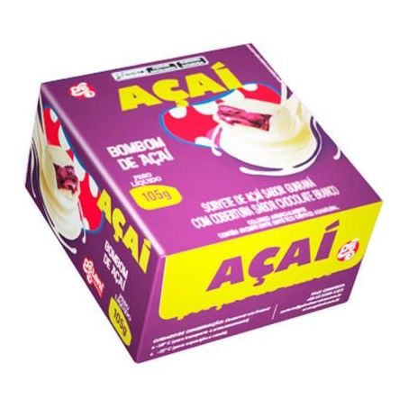 Sorvete Geloni 105g Mini Bombom Acai