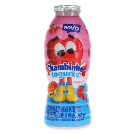 Iogurte Líquido Morango Chambinho 165g 360-1