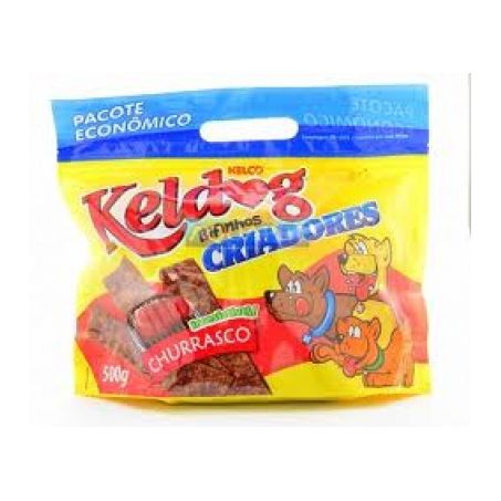 Raçao Kel Dog Bifinhos 500g Churrasco