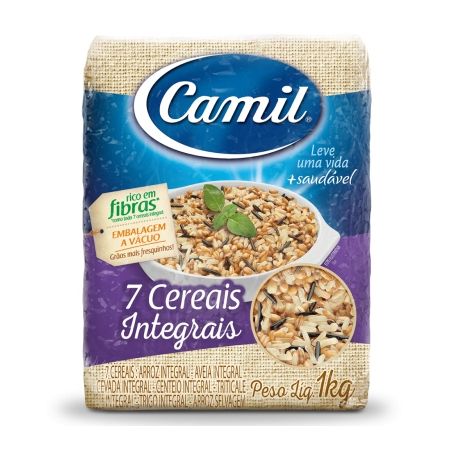 ARROZ CAMIL 7 CEREAIS VACUO 1KG