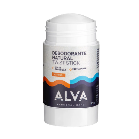 Desodorante Stick Alva Citrus Vegano 55g