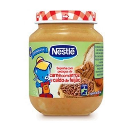 Papinha nestle 170g car/arr/feijao
