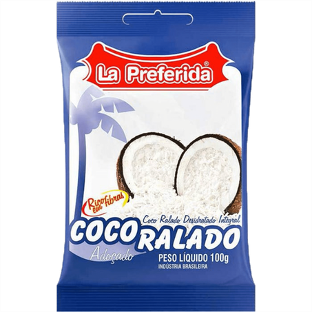 Coco Ralado La Preferida Adoçado Pacote 100G