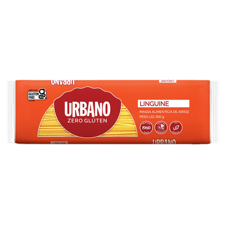 Massa de Arroz Urbano Linguine Sem Glúten 500g
