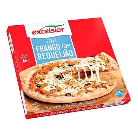 Pizza excelsior frango com requeijão 400g