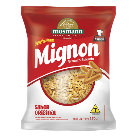 Biscoito Salgado Mignon Mosmann 270g
