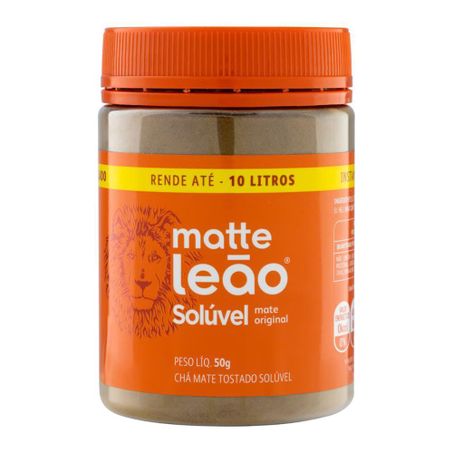 Cha matte leao soluvel pote 50g