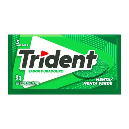 GOMA DE MASCAR MENTA ZERO AÇÚCAR TRIDENT