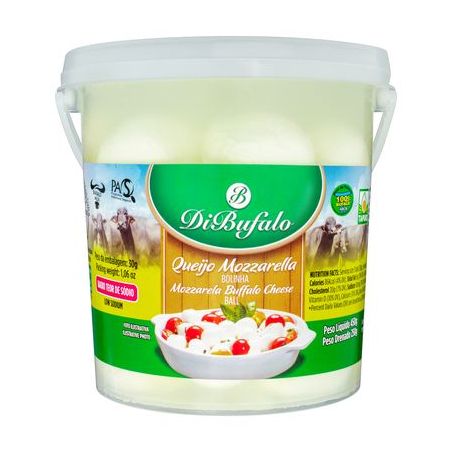Queijo Mussarela Bolinha Di Bufalo 250G