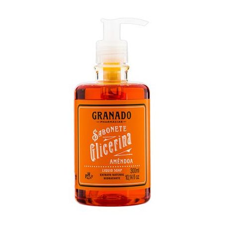 Sabonete Líquido Granado Glicerina Amêndoa 300ml
