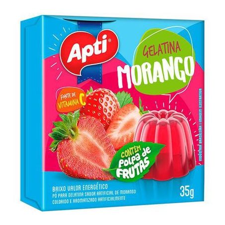 GELATINA APTI 20G MORANGO