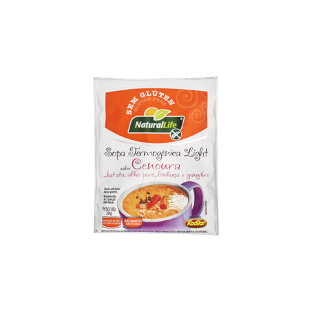 Sopa Natural Life 20g S/Gluten Cenoura