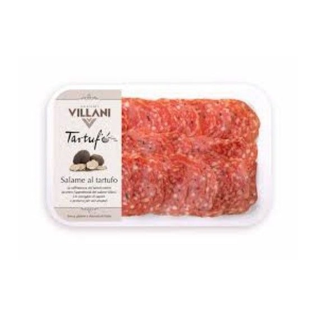 SALAME VILLANI 70G COM TRUFAS FATIADO