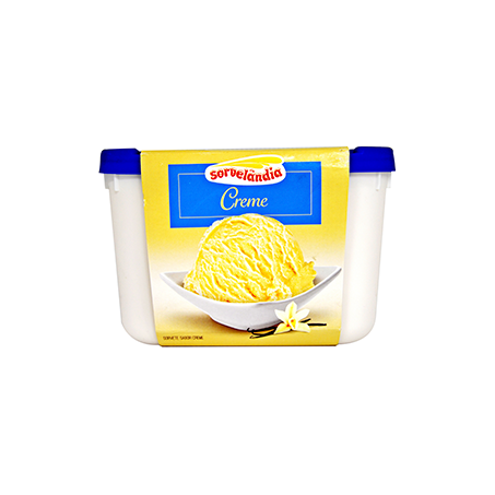 SORVETE SORVELANDIA CREME 2L