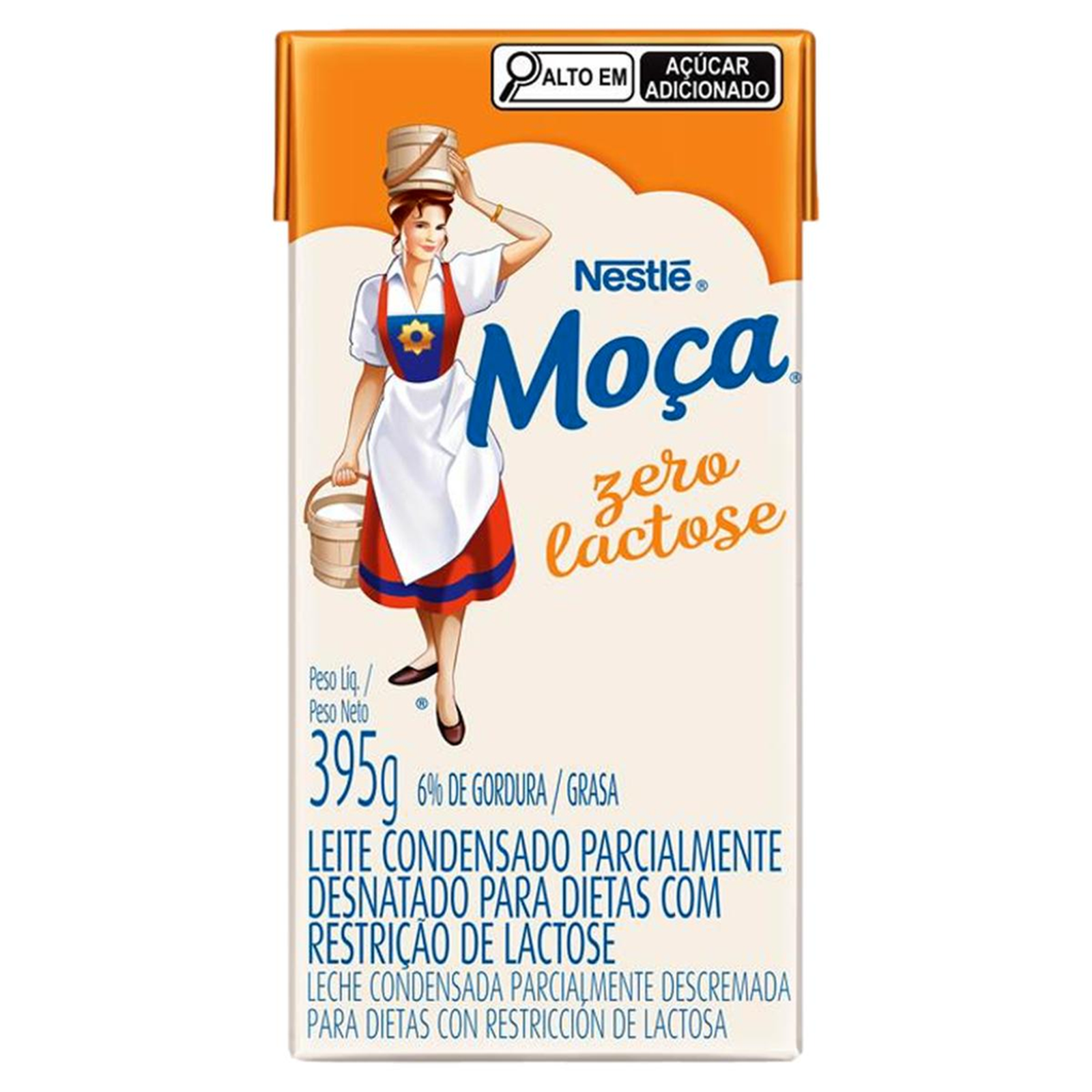 Leite Condensado Moça 395g - Zero Lactose - TP