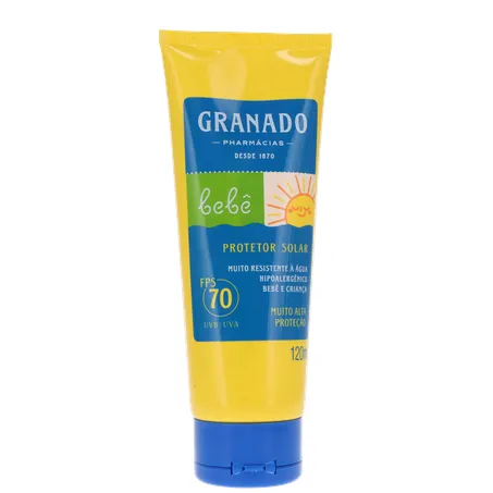 PROTETOR SOLAR INFANTIL GRANADO BEBÊ FPS70 120ML 360-35