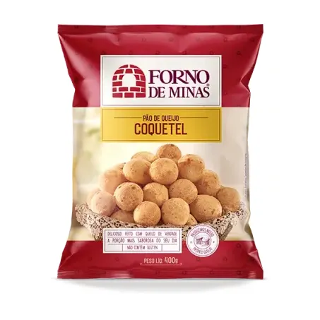 Pão de Queijo Coquetel Forno de Minas 400g