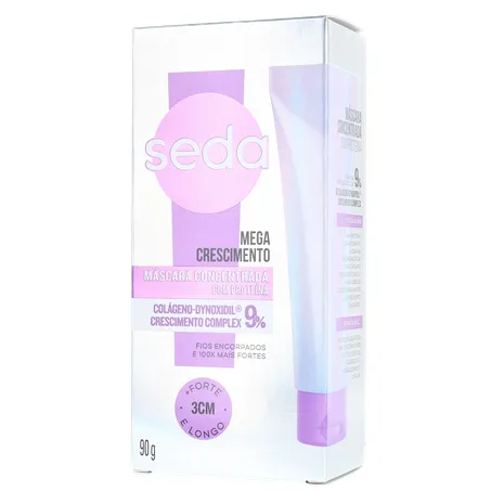 Máscara Concentrada De Tratamento Seda Mega Crescimento 90g 360-2